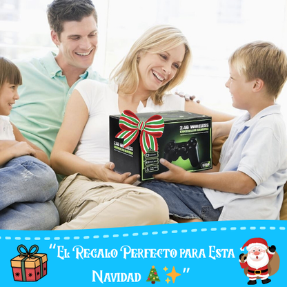 ⭐ Consola Retro 4K Pro – 20,000+ Juegos, 2 Controles Inalámbricos y MicroSD 64GB